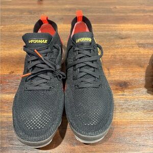 Nike Vapormax Black and Red Sneakers